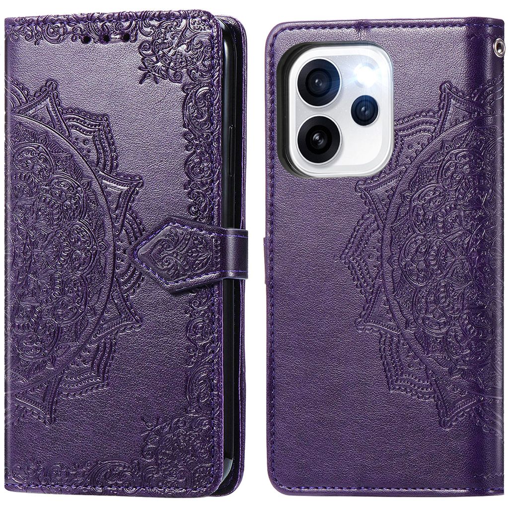 imoshion Mandala Bookcase für das Oppo Reno15 Pro (5G) – Violett