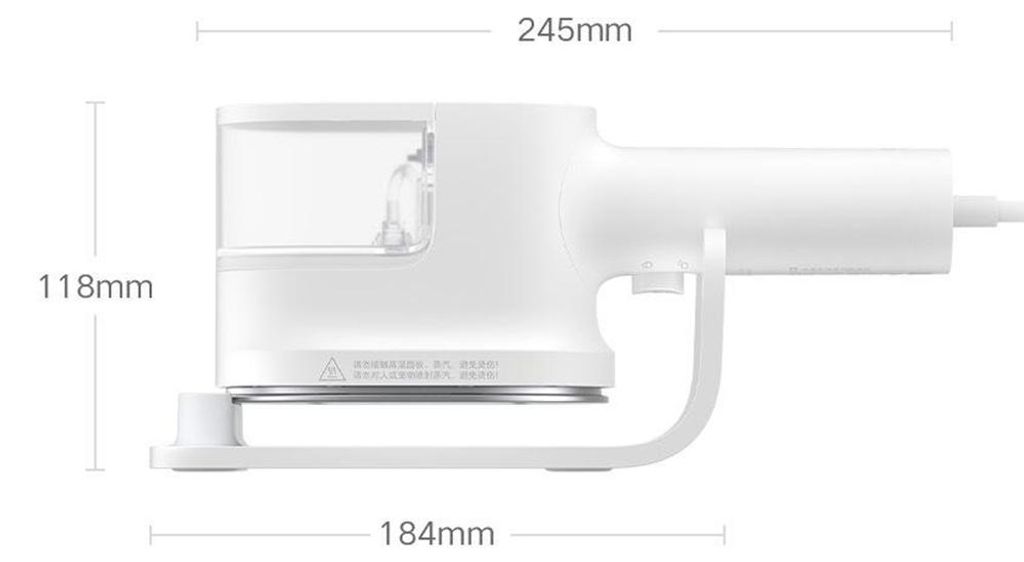 Xiaomi Handbügelmaschine für Kleidung Vertikaler elektrischer Dampfer mit Sockel Tragbare Bügelmaschine für Kleidung für Zuhause und unterwegs