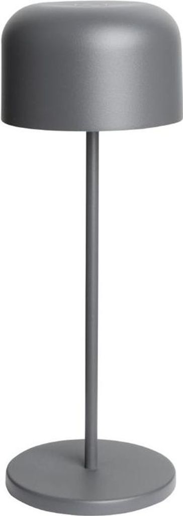 Stolová lampa Olympia Siena, okrúhla kupola, sivá, 300 mm Obrázok produktu 