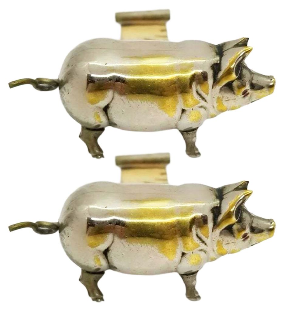 1/2/3 Stück Vintage Schwein Maßband Tragbares Metall Einziehbares Maßband Schneider Nähen Stoff Gewichtsabnahme Körpermaßband Lineal