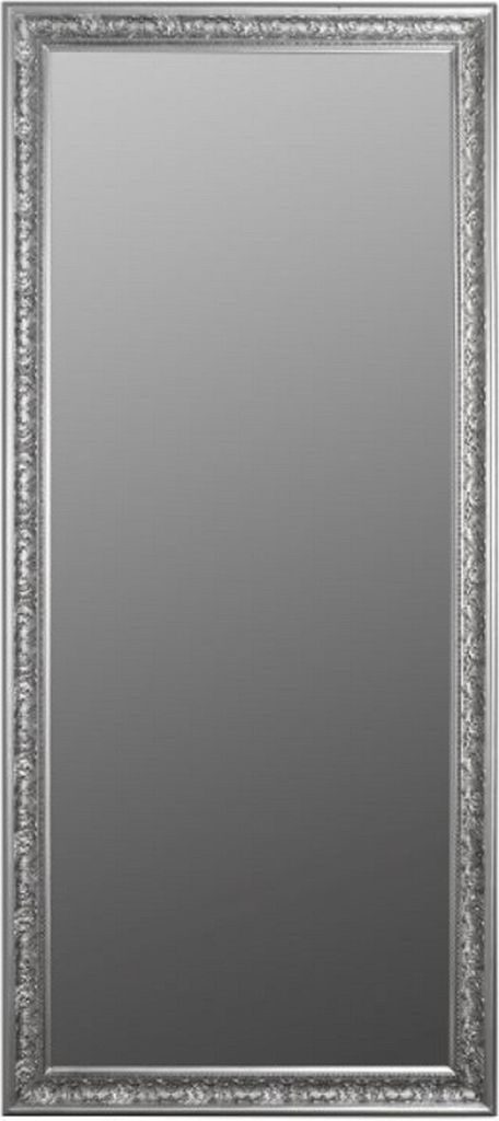Casa Padrino Barock Spiegel Silber 72 x H. 162 cm - Handgefertigter Barock Wandspiegel