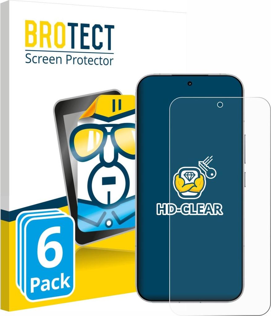 6x Für Xiaomi Poco F8 Ultra Schutzfolie BROTECT Displayschutz Display Schutz Folie Klar Transparent