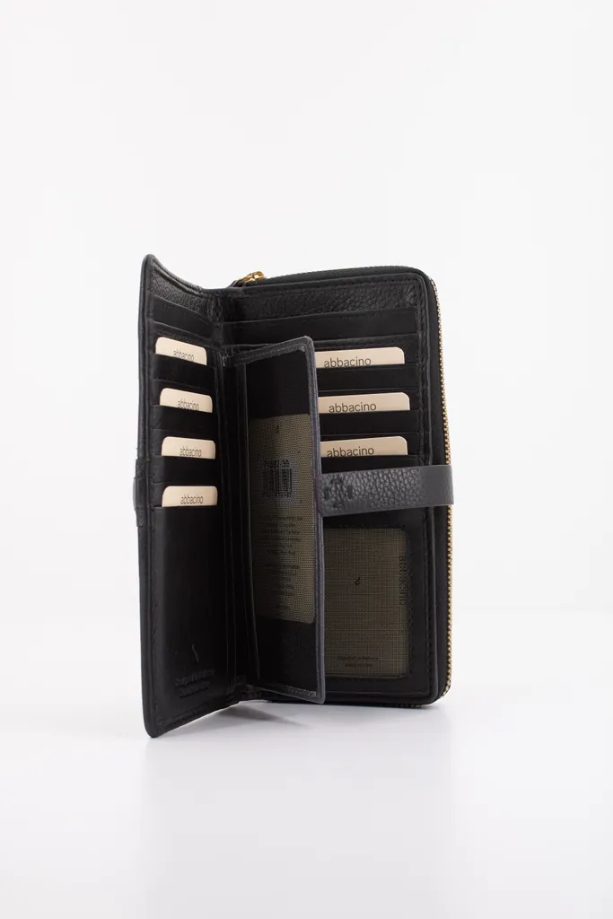Portefeuille noir Abbacino 71507ab multi-compartiments chic et pratique - 3