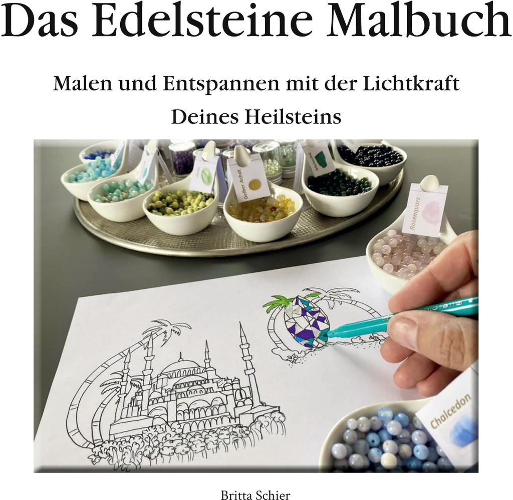 Das Edelsteine-Malbuch