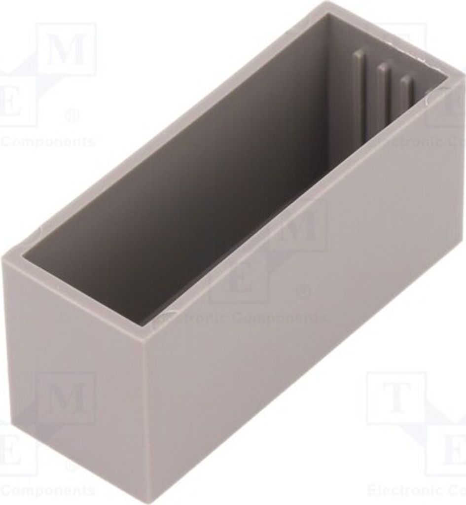 1x Gehäuse: zum Eingießen hellgrau S38.8 Eingießgehäuse Z: 19mm X: 15mm Y: 40mm