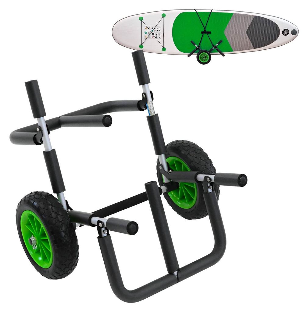 SUP Board Wagen für 2 SUP's klappbares Alugestell mit Produktbild 