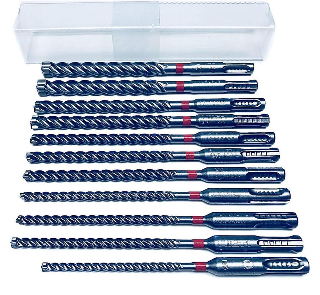 11 tlg. Hilti Bohrer SET - SDS PLUS - TE CX M1 5/120 Produktbild 