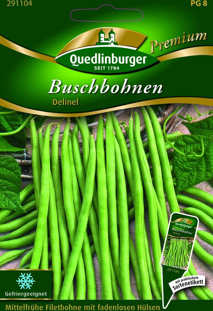Quedlinburger Saatgut - Buschbohnen Delinel - Samen - 291104