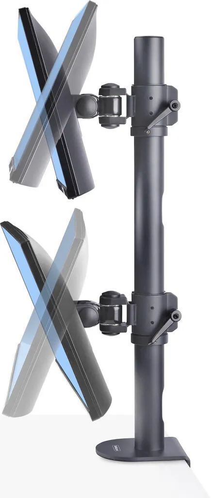 Bras d'Écran Double Capacité 16kg par Écran VESA avec Fixation Rapide - 4