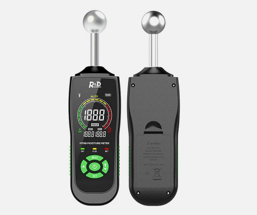 Profi Feuchtigkeitsmessgerät – Digitales Hygrometer für Produktbild 
