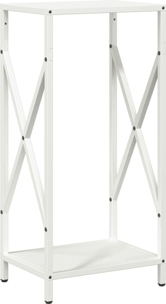 Brennholzregal Weiß 34x25x70 cm Kaltgewalzter Stahl