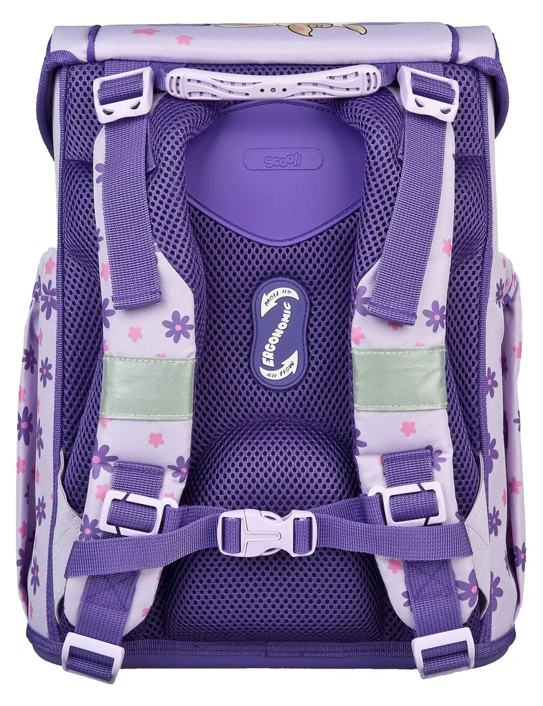 Sac d'école Scooli EasyStart Magic Horse lilas idéal pour le CP au CE2