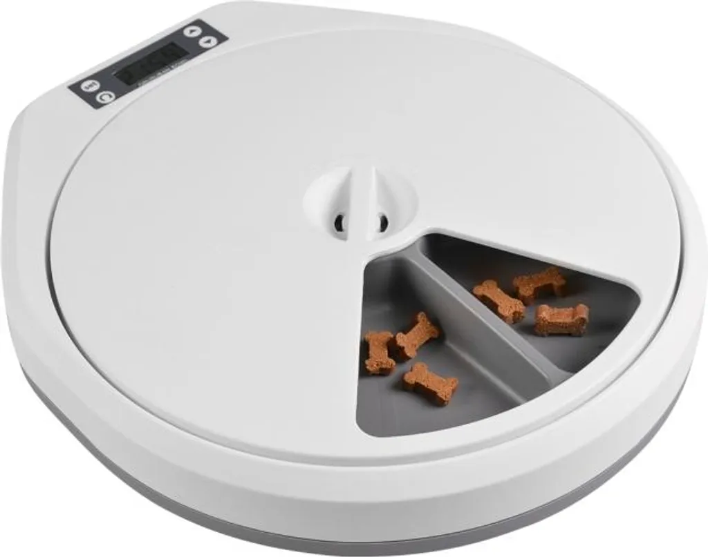 Gamelle automatique pour chat : nourriture humide et sèche 5 repas