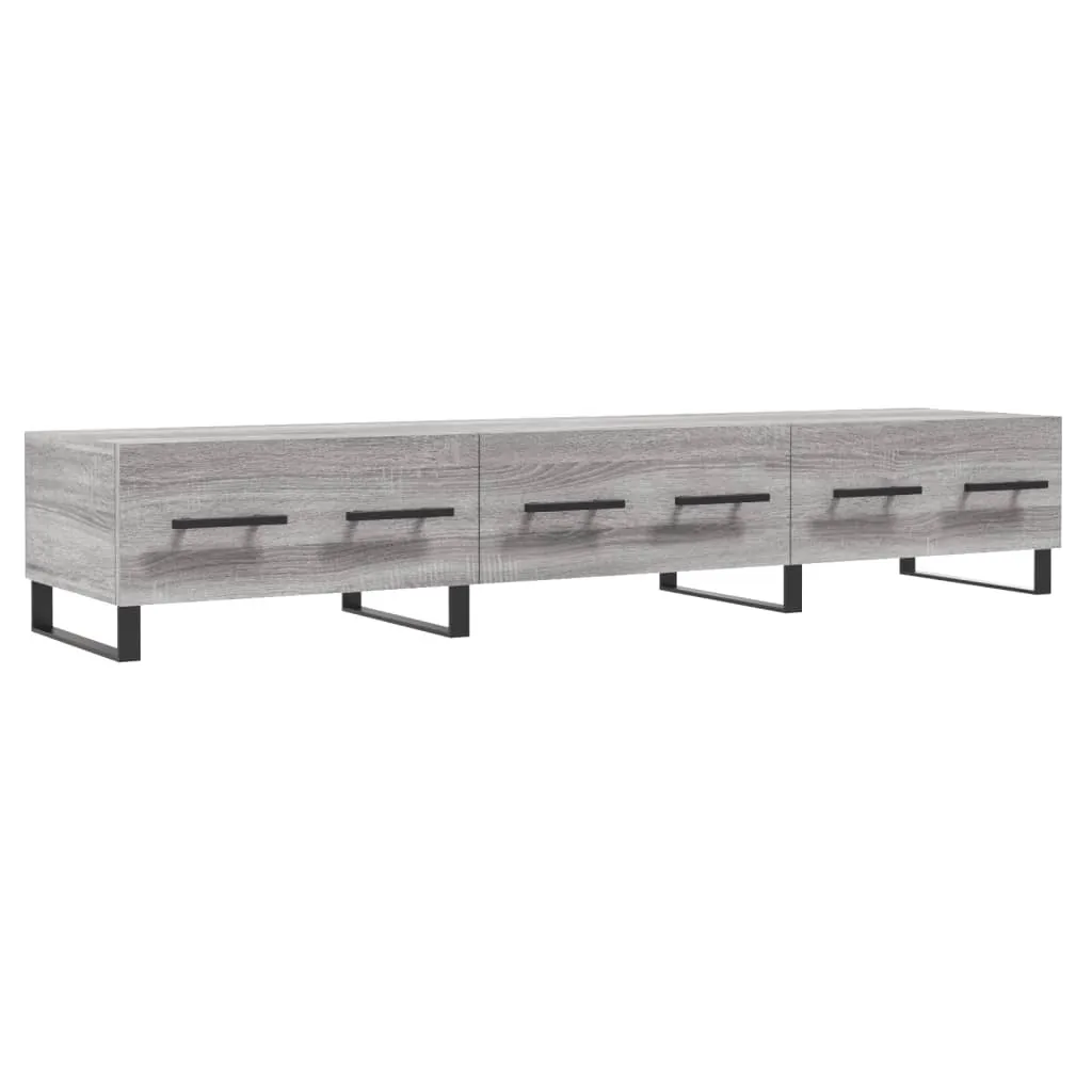 Mobile TV grigio Sonoma 150x36x30 cm materiale legno