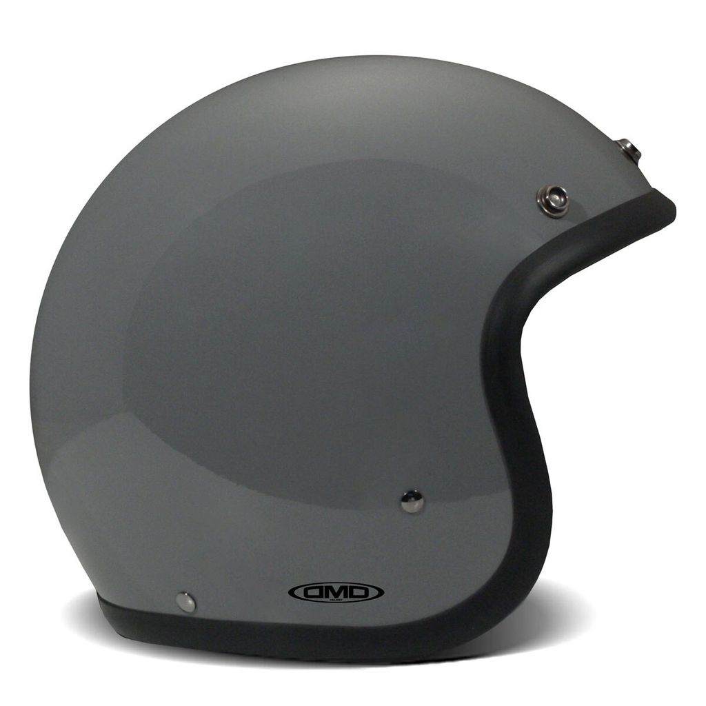 Jethelm Cafe Racer DMD Vintage Crayon Glänzendes Grau größe XS