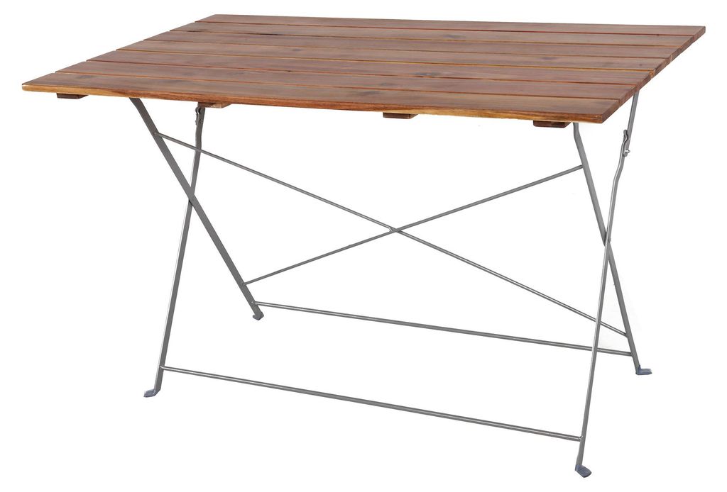 Biergarten Tisch Gartentisch Klapptisch 120 x 70 cm Akazie