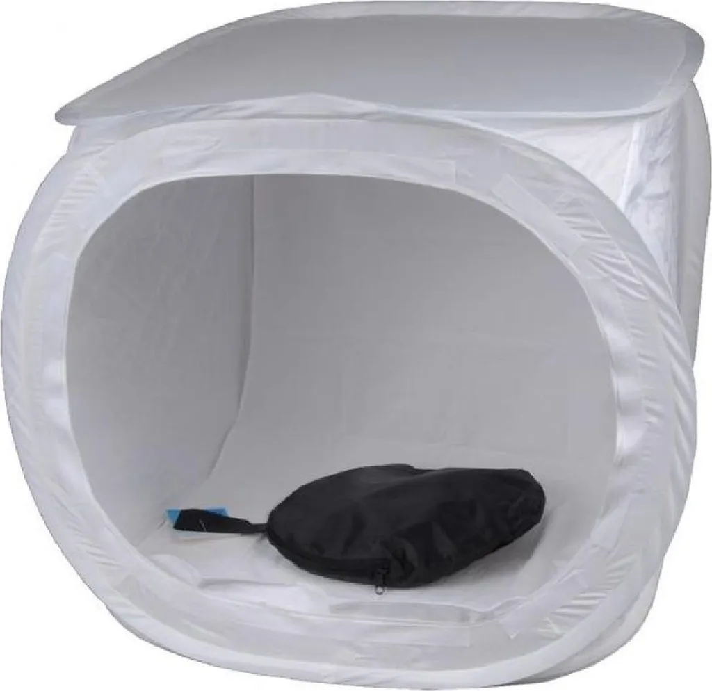 Studio photo pliable 60x60 cm et cube de diffusion pour objets pro