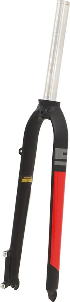 Remplacer fourche VTT suspendue par une fourche rigide aluminium noir rouge