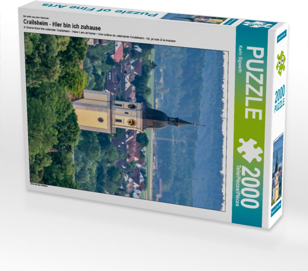 CALVENDO Puzzle Ein Motiv aus dem Kalender Crailsheim - Hier bin ich zuhause 2000 Teile Puzzle hoch | 2000 Teile Lege-Größe 90x67cm Foto-Puzzle f...
