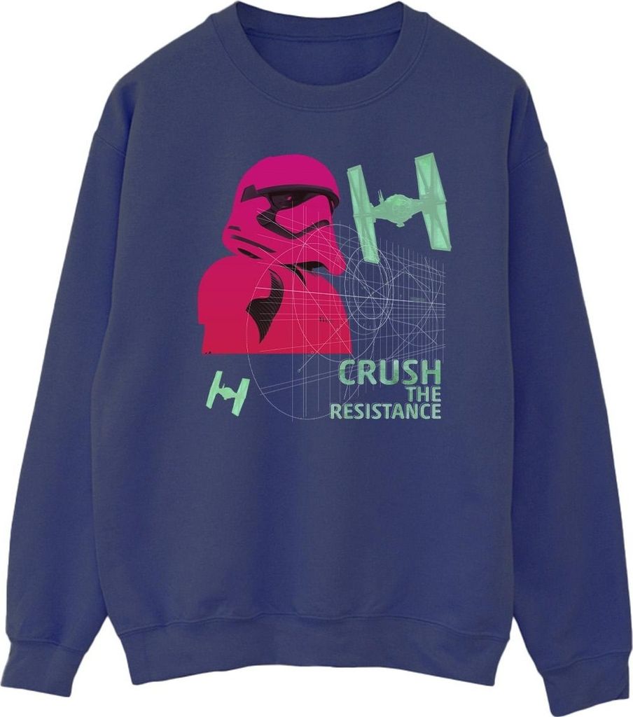 Star Wars - "First Order" Sweatshirt für Herren BI45973 (S) (Marineblau)