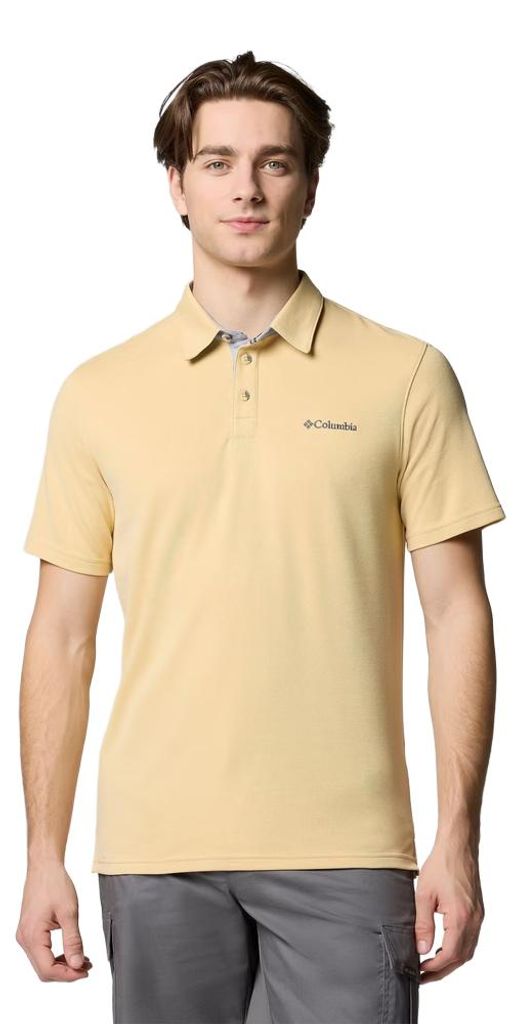 Columbia - "Nelson Point" Poloshirt für Herren PP9995 (M) (Gelb)