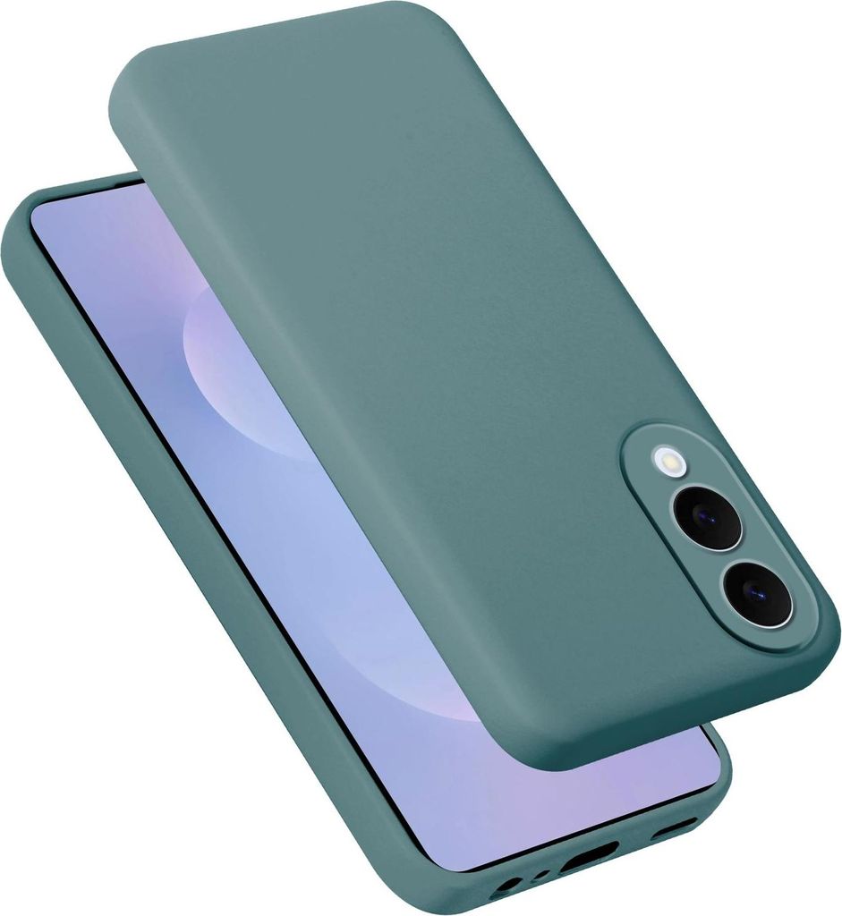 Cadorabo Hülle für Samsung Galaxy S25 Edge Hülle Silikon Handyhülle Case aus flüssigem Silikon, Kratzfeste und stoßfeste Schutzhülle für Sa...