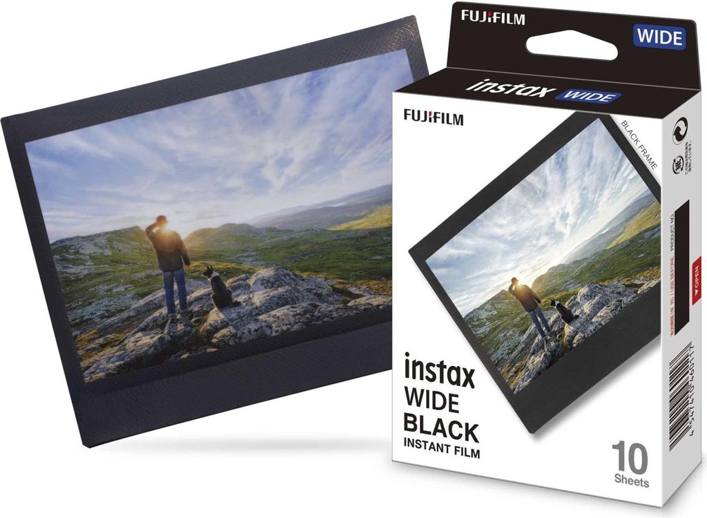 1 Fujifilm INSTAX Film wide black frame