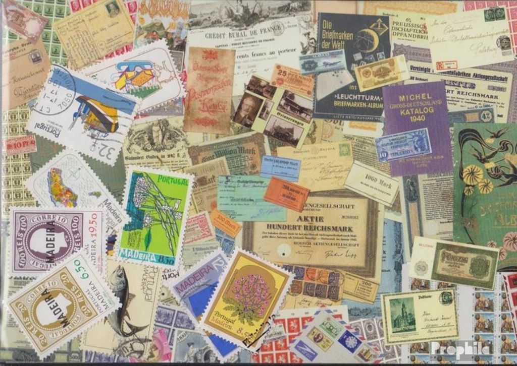 Briefmarken Portugal - Madeira 100 verschiedene Marken