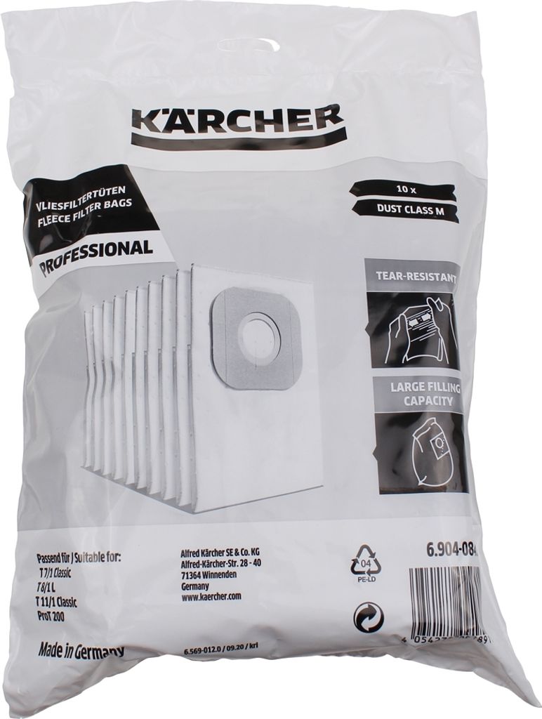 Kärcher 1x vysávačové vrecko fleece 6.904-084.0 pre vysávač Obrázok produktu 