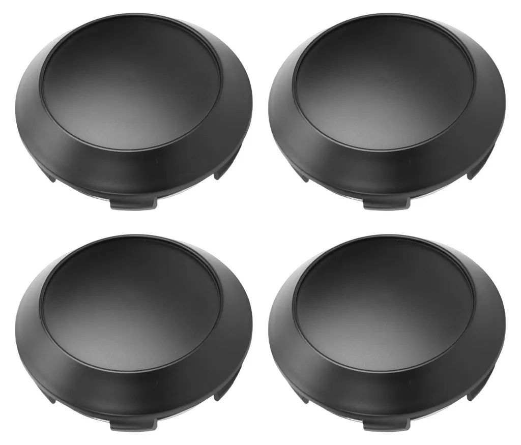 Enjoliveurs de roue 102mm inoxydables noirs avec fixation de 94mm de 4