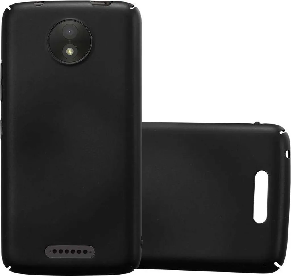 Motorola Moto C Cover Cadorabo Hard Case - Protezione Antiurto Nera