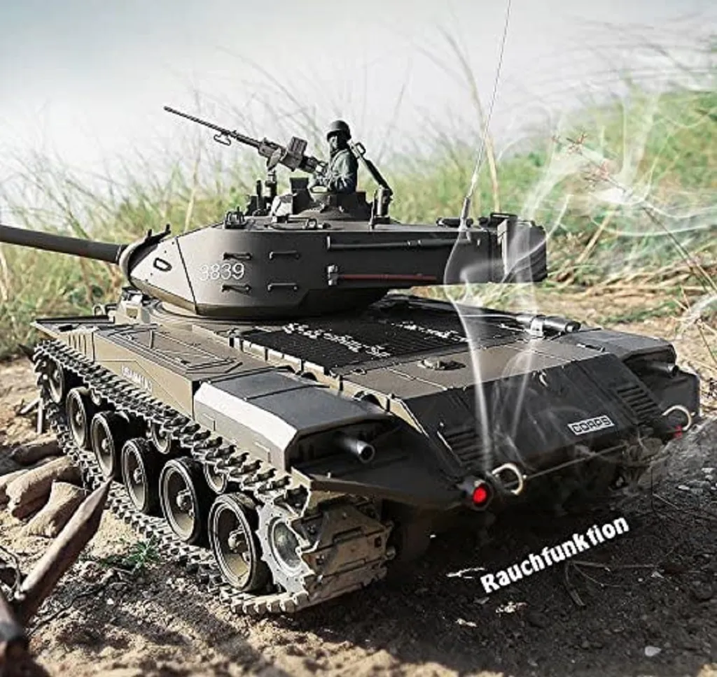 Char Militaire Infrarouge M41 A3 1:16 idéal pour Simulation de Combat