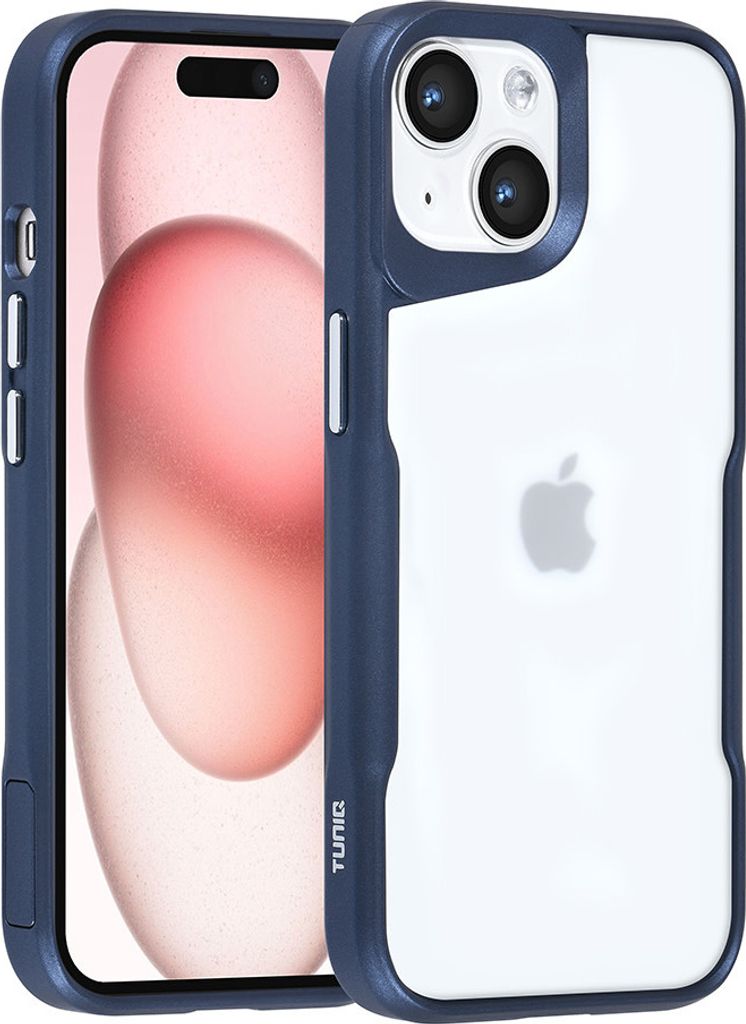 TUNIQ iPhone 15 Back cover case - Silicone - Dark Blue