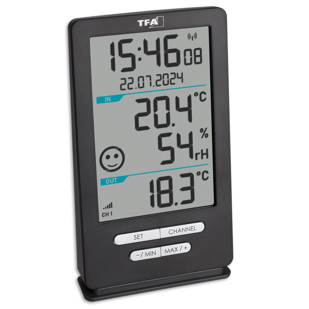 Funk-Thermometer mit Außensender XENA HOME 30.3074.10 TFA Produktbild 