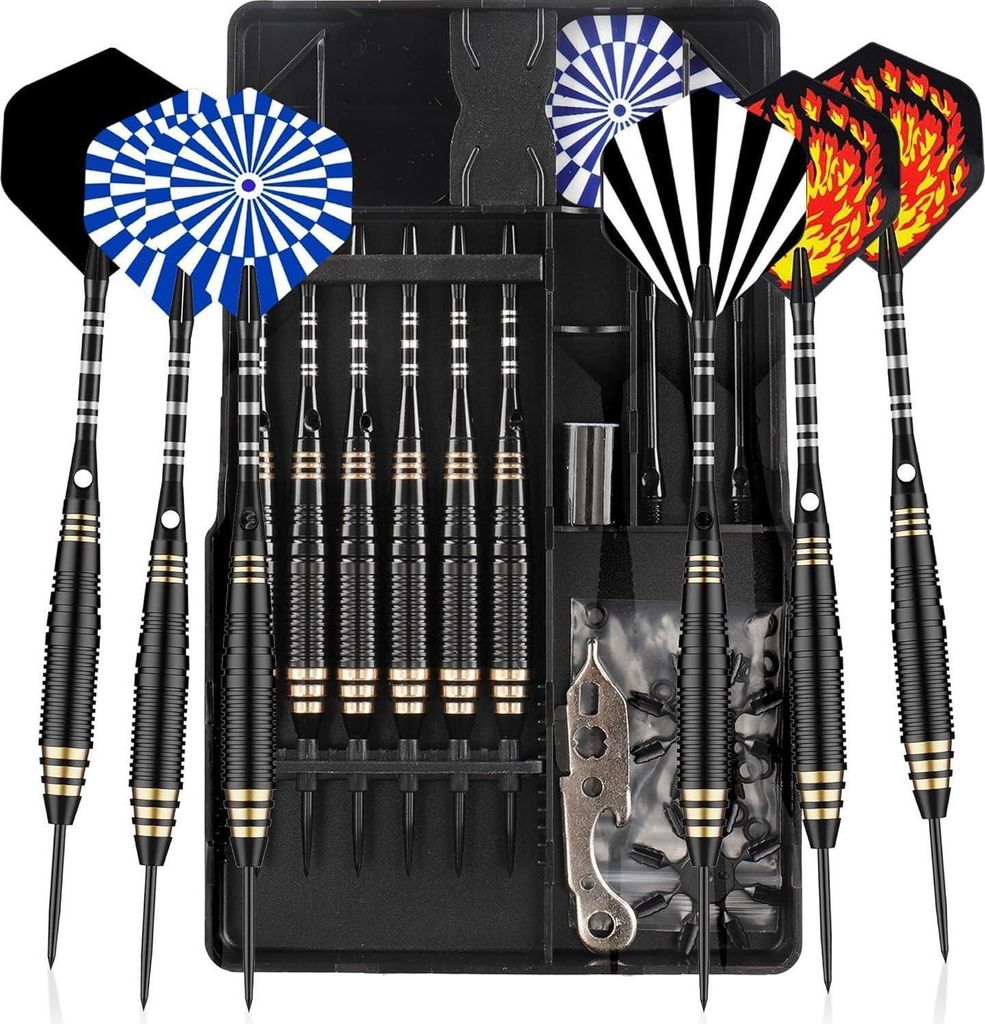 CareGames Steeldarts Set 24g avec manche en aluminium et Image du produit 