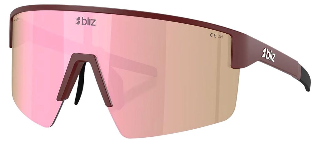 BLIZ P004 Lunettes de soleil sport, taille M, couleur rouge Image du produit 