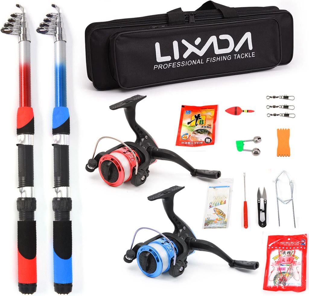 Lixada Angelrutenrolle Combo Full Kit mit 2PCS 2,1 m Produktbild 