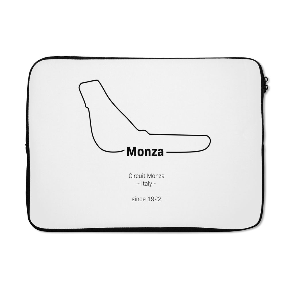 MuchoWow Laptop Hülle 13 Zoll Formel 1 - Monza - Rennstrecke Laptoptasche - Laptophülle - Sleeve - Rundumschutz