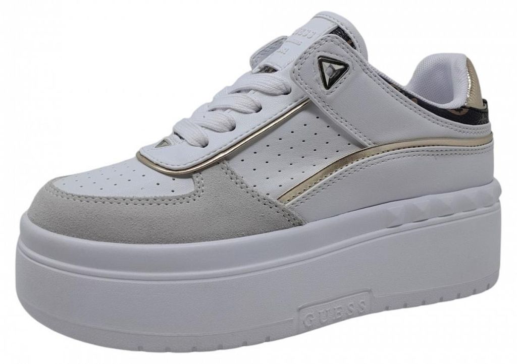 Guess Ridgee Plateausneaker in Weiß für Damen – 6 UK - 39 EU - 8.5 US / White