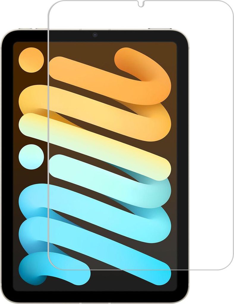 iPad Mini 6 2021/ iPad Mini 7 2024 Screenprotector: Accezz Premium Glass Protector tablet - Transparent