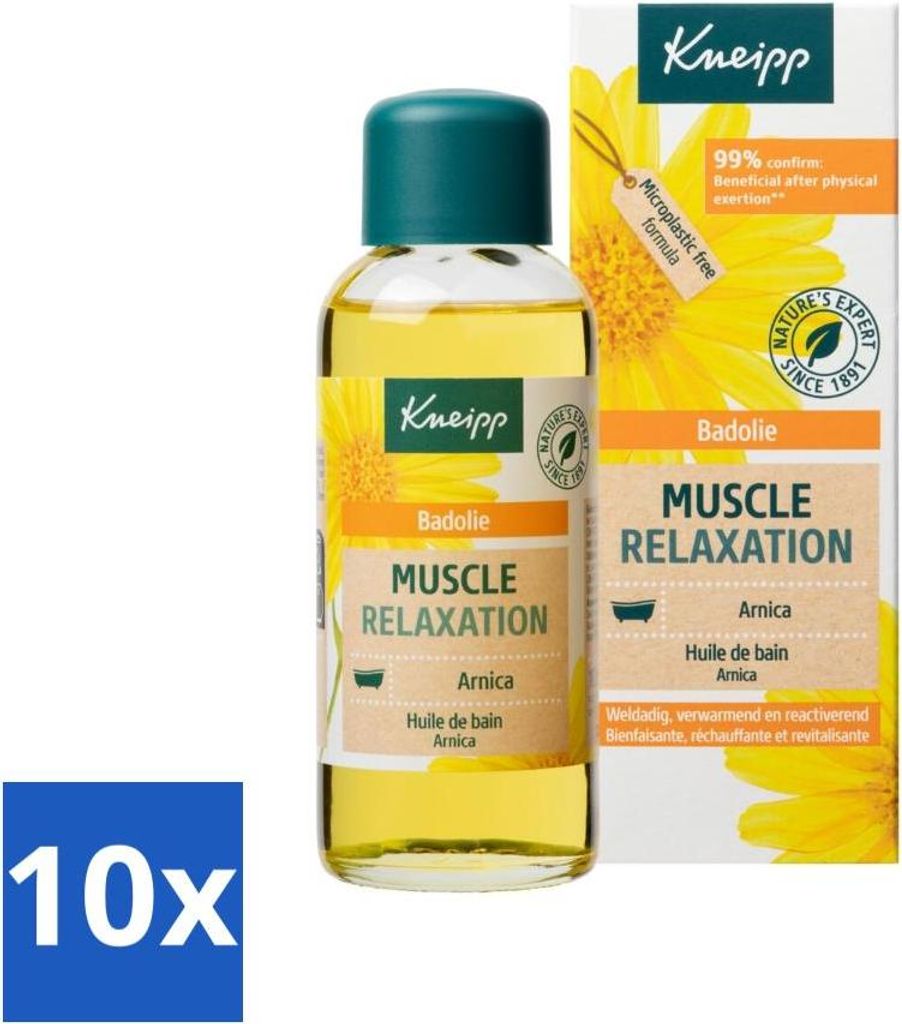 Kneipp - Badeöl - Arnika - Für Muskeln und Gelenke - 100 ml - Vorteilspack - 10 Stücke