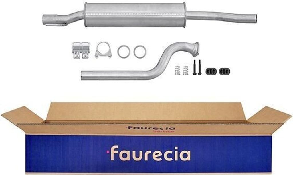 HELLA 8LC 366 024-641 - OE 5852063 Mittelschalldämpfer für Astra G