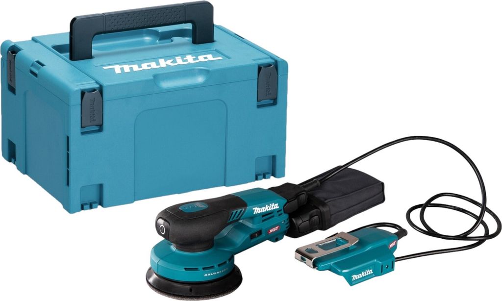Makita BO 003 CGZ01 Akku Exzenterschleifer 40 V max. 125 mm 3,0 mm Hub Brushless + Makpac - ohne Akku, ohne Ladegerät