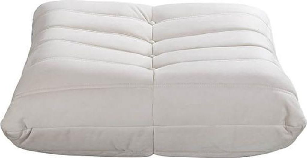 HOME DELUXE - Relaxsessel Hocker CHILL | Farbe Beige Relaxsessel Stuhl Hocker Sessel Beinablage