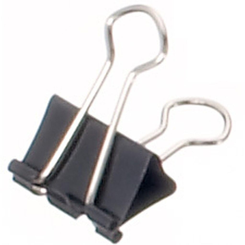 MAUL Foldback-Klemmer Federstahl Metall 12 Stück 32 mm Produktbild 