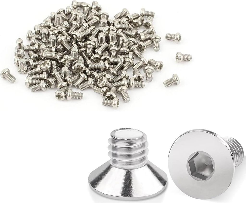 100 Stück M5x10 mm Senkkopfschrauben – Edelstahl – Innensechskant