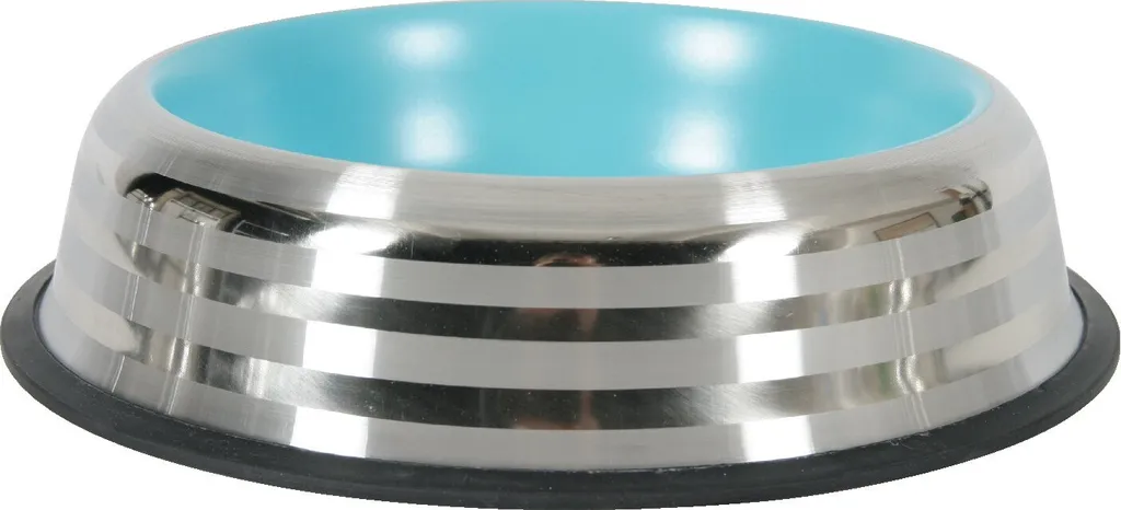 ZOLUX Merenda Ciotola Cani Turchese 225ml: Acciaio Inox Antiscivolo