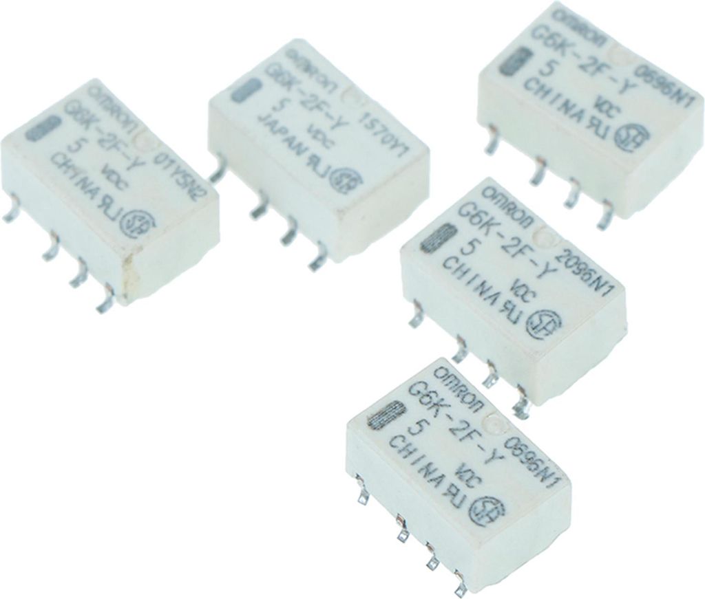 5er Pack DC 5V SMD G6K-2F-Y-5VDC Signalrelais für Omron Relais