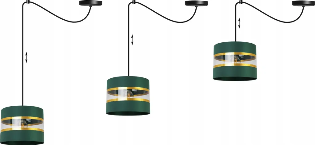 Plafoniera Tessuto Moderna E27 | Lampadario Sospensione Versatile - 5