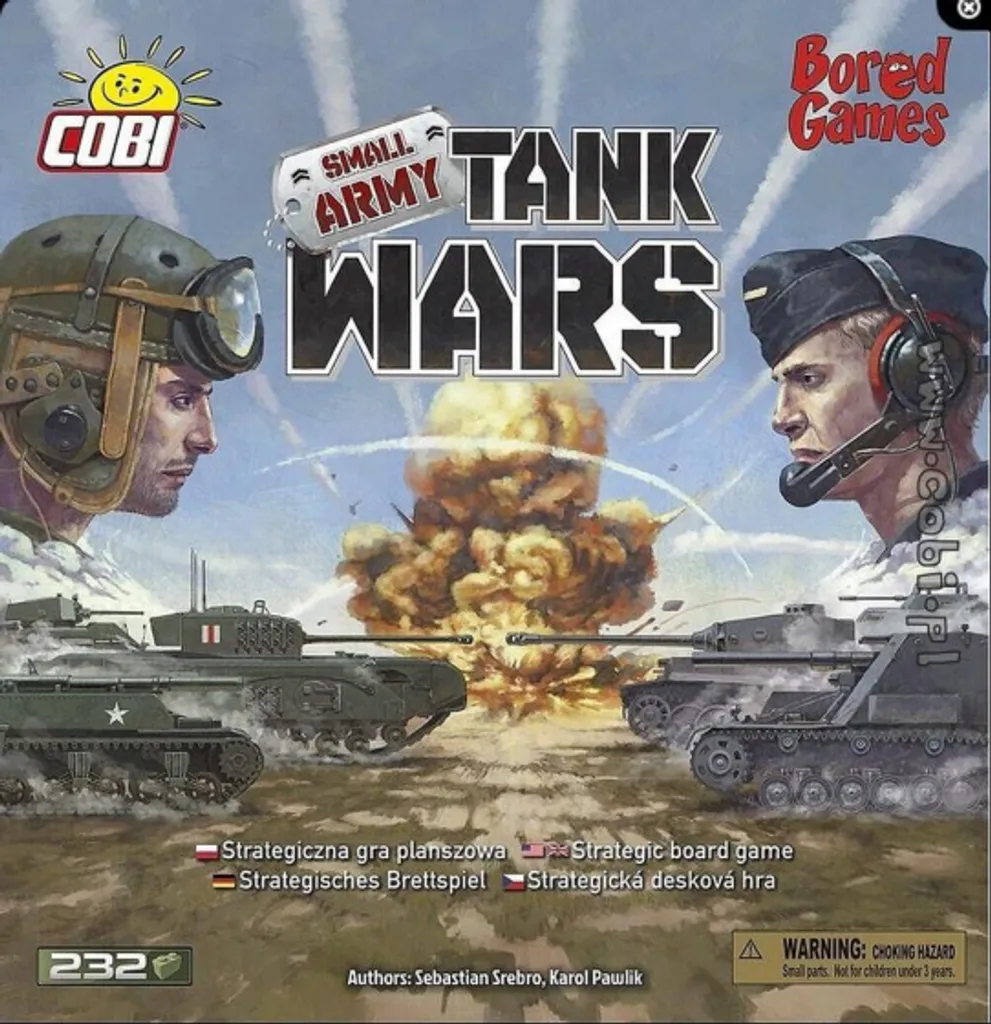 Jeu de Plateau Stratégique COBI pour Enfant et Adulte - Tank Wars 22104